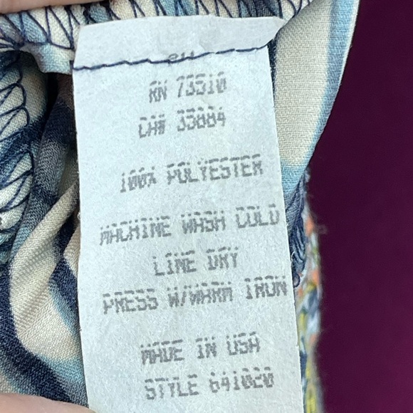 Ivy Jane size small colorful boho blouse - Picture 6 of 6